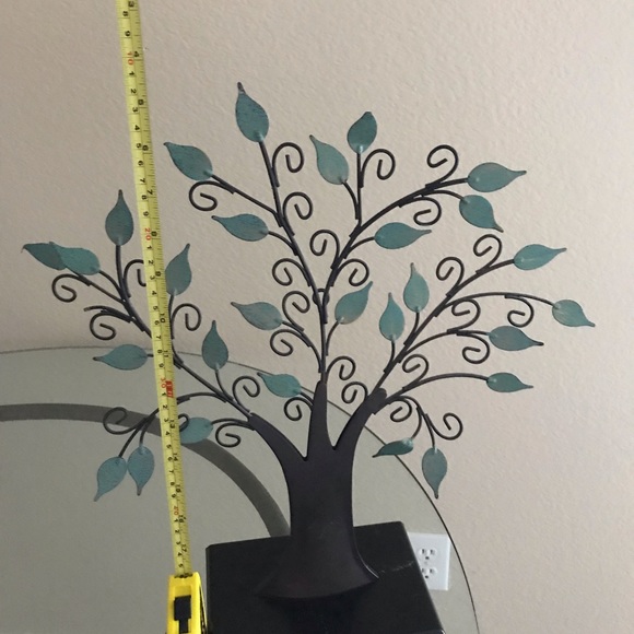 Other - Metal tree with cut-out leaves